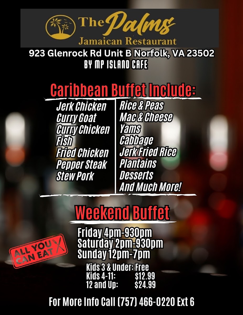 MP Island Café Menu - Image 1